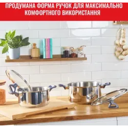 Набір посуду Tefal Daily Cook 8 предметів (G712S855), пакування пошкоджене, товар цілий.